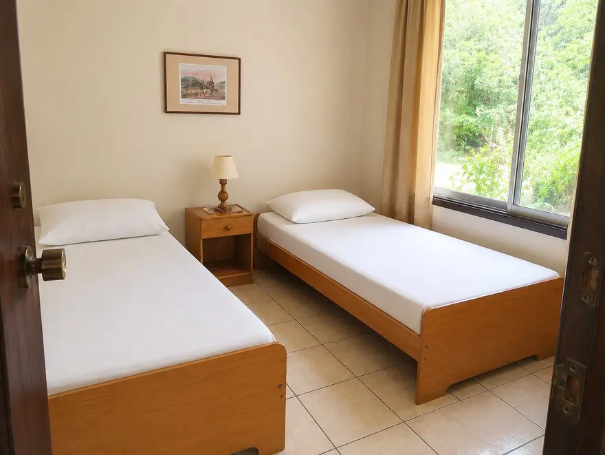 Segundo dormitorio con dos camas